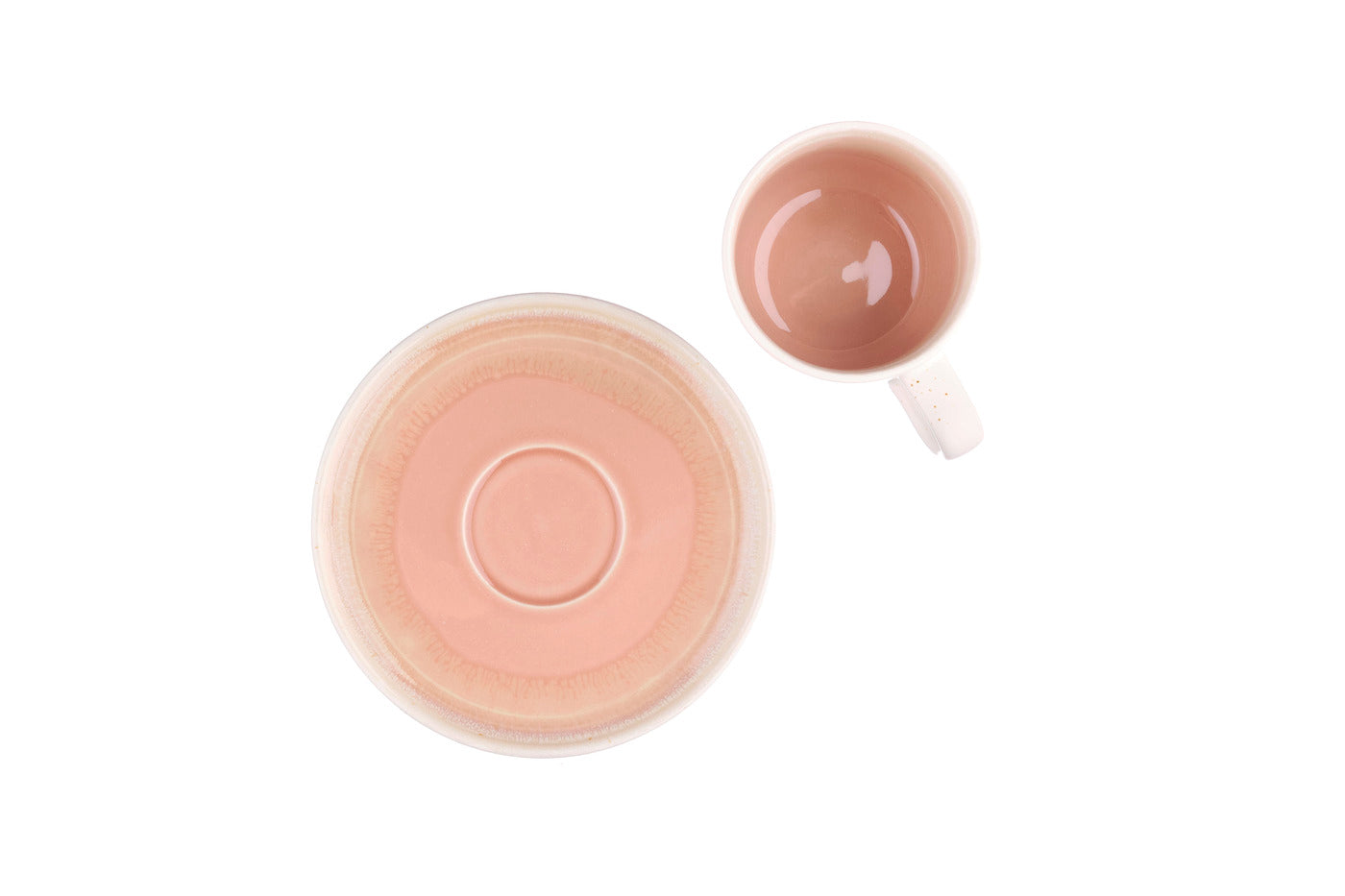 Lot de 6 tasses en grès rose D15 Björn - Mathon - 5