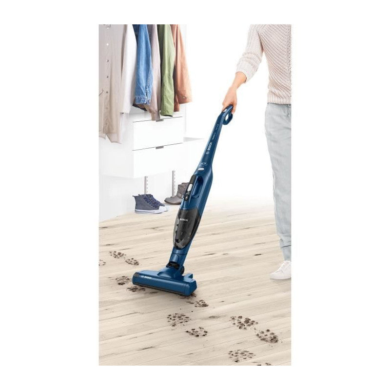 Aspirateur Balai Sans Fil -   Bbhf216 - 16 V Max. - Batterie Lithium - 36 Min - Aspirateur De Table Intégré - Bleu Bosch - Mathon - 3