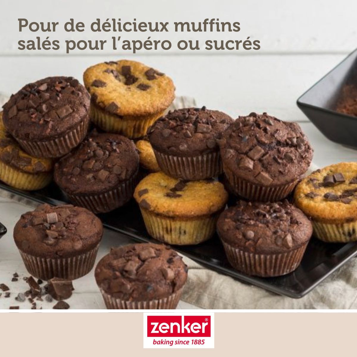 Moule à muffins 6 empreintes 28 x 18 cm Zenker Silicone fibre de verre Zenker - Mathon - 5