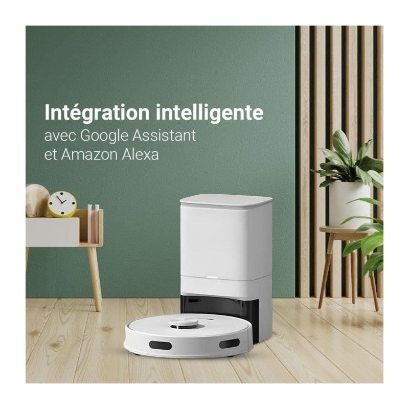 Aspirateur Robot Laveur - Ezviz Re5 Plus - 4000 Pa - 300 Ml - Blanc Ezviz - Mathon - 5