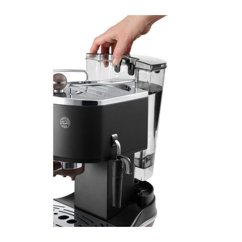Ecov 310.bk Machine Expresso Classique Icona Vintage - Noir Marron Delonghi - Mathon - 2