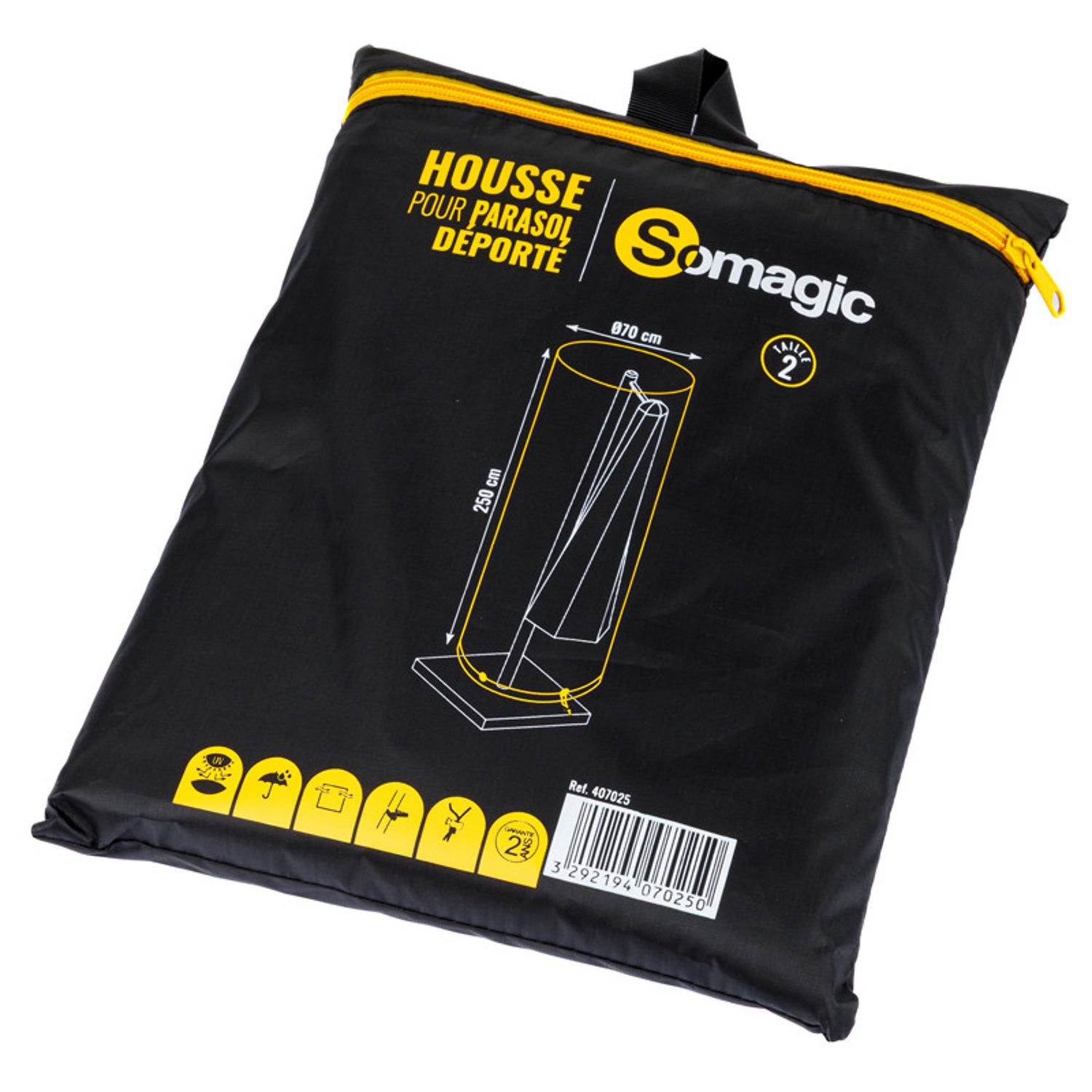 Housse pour parasol déporté Ø 45 x H 230 Somagic - Mathon - 1