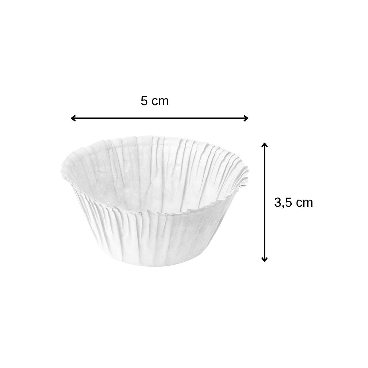 Lot de 90 moules à muffins en papier blanc épais 7,5 cm Zenker Smart Pastry Zenker - Mathon - 3