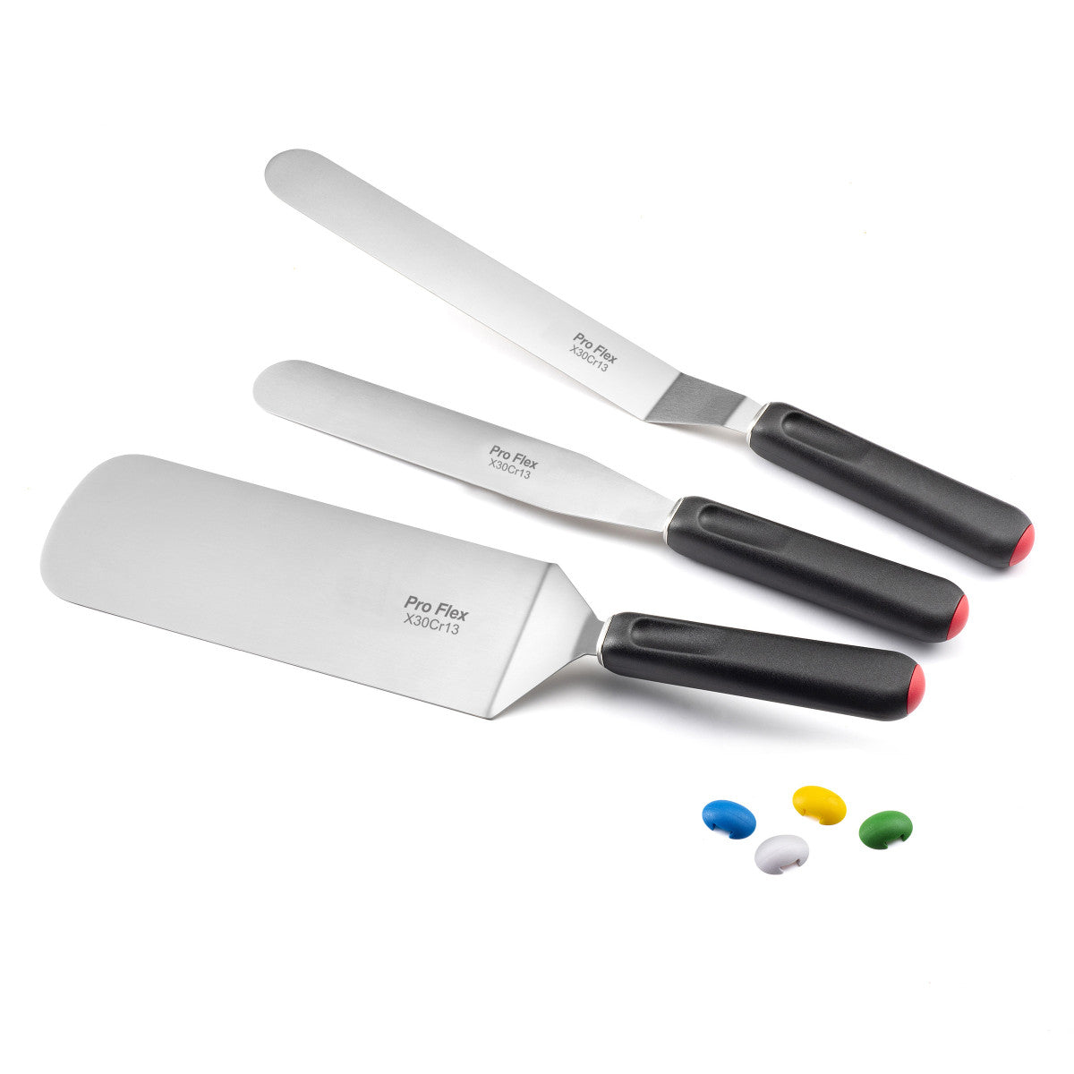 Pro Flex - Set 3 spatules Pâtisserie Sabatier Trompette - Mathon - 1
