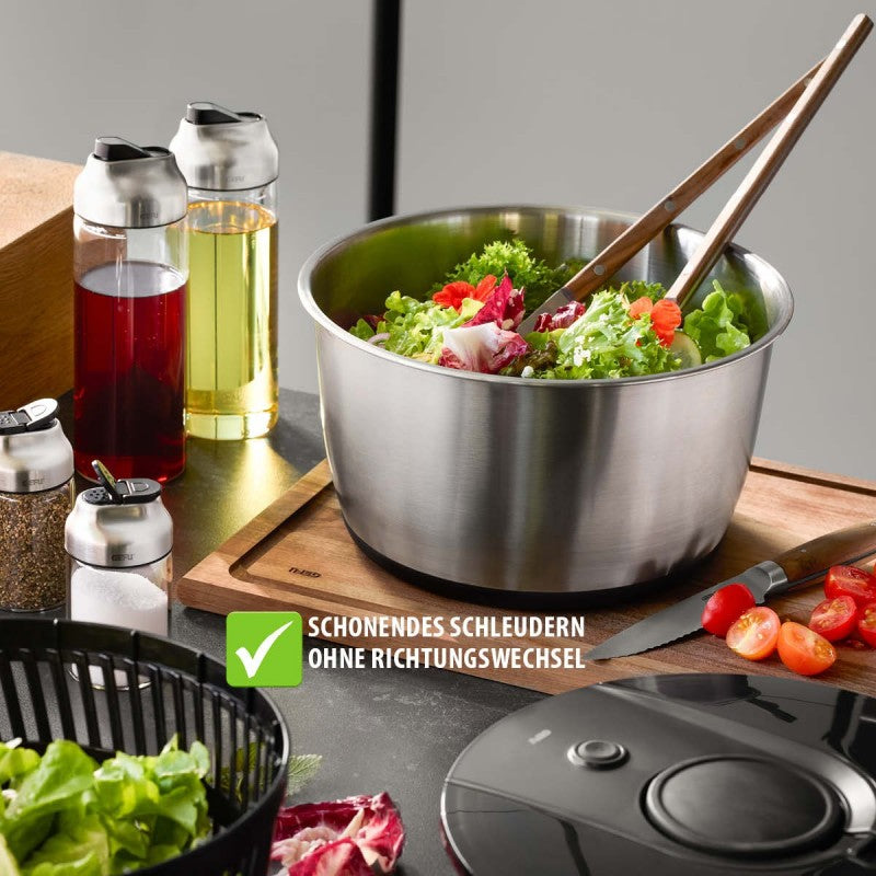 Essoreuse à salade PUSH IT, acier inoxydable, Ø 25 cm Gefu - Mathon - 3