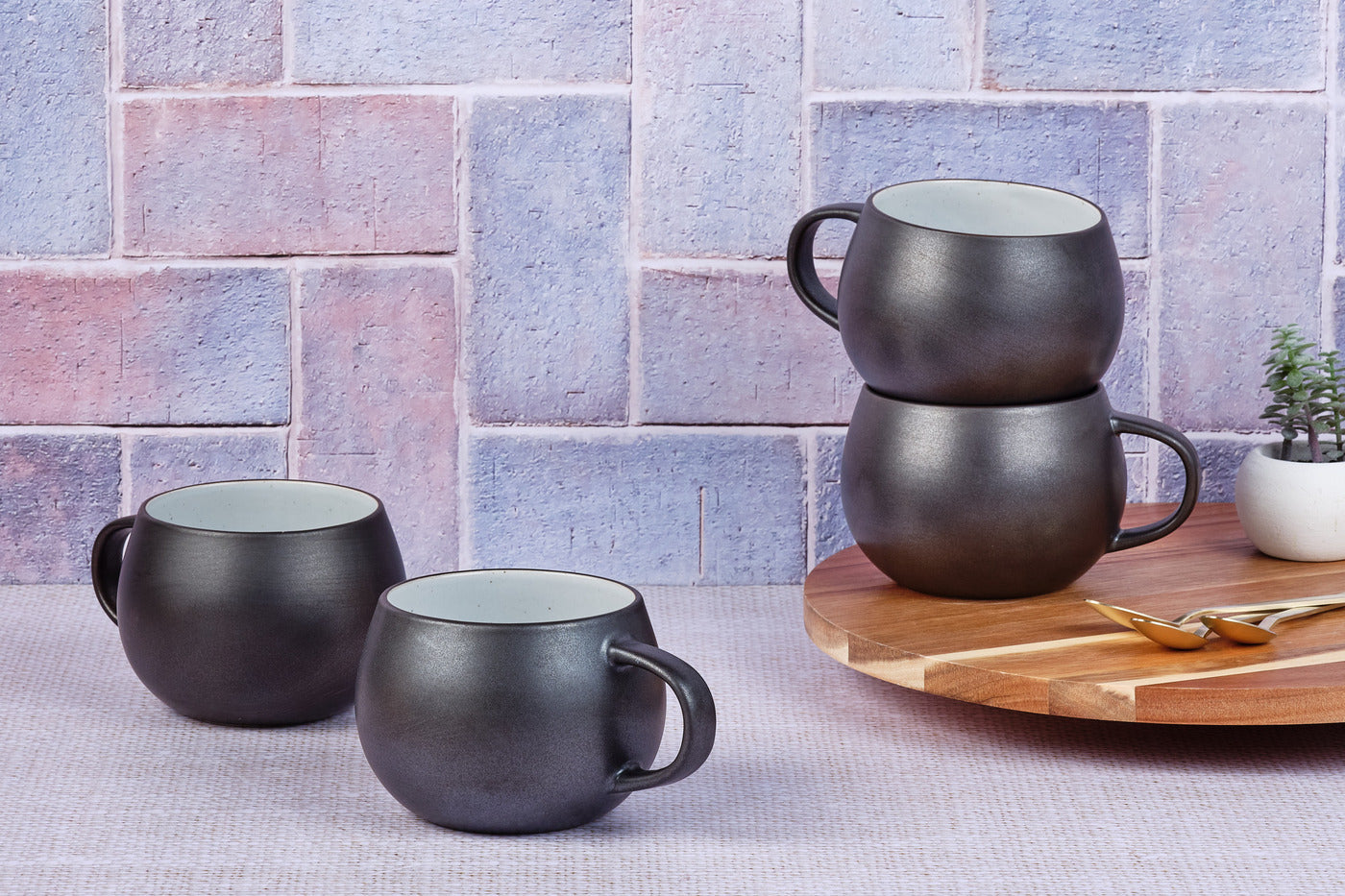 Mug GOURMET 70cl - 4 pièces - Onyx Björn - Mathon - 2