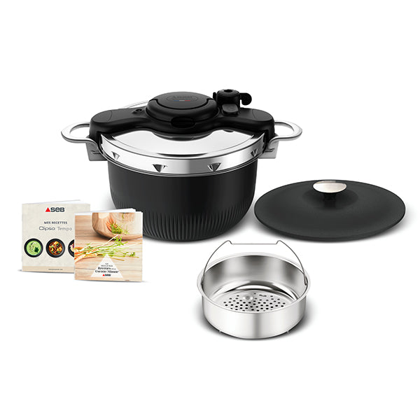 Cocotte-Minute® Clipso Tempo 3-en-1 6L Seb - Mathon - 1