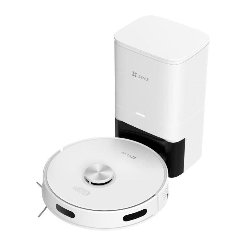 Aspirateur Robot Laveur - Ezviz Re5 Plus - 4000 Pa - 300 Ml - Blanc Ezviz - Mathon - 1