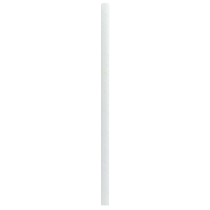 500Pcs - Paille à cocktail en papier blanc  H145mm FirstPack - Mathon - 1