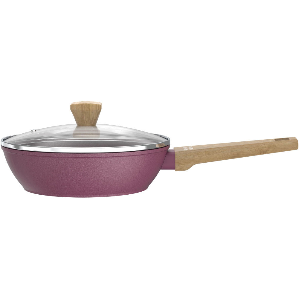 Sauteuse - Tous Feux Dont Induction -   - Am3056 - Revetement Céramique - ø 24 Cm - Couvercle Et Panier Inox - Pru Arthur Martin - Mathon - 6