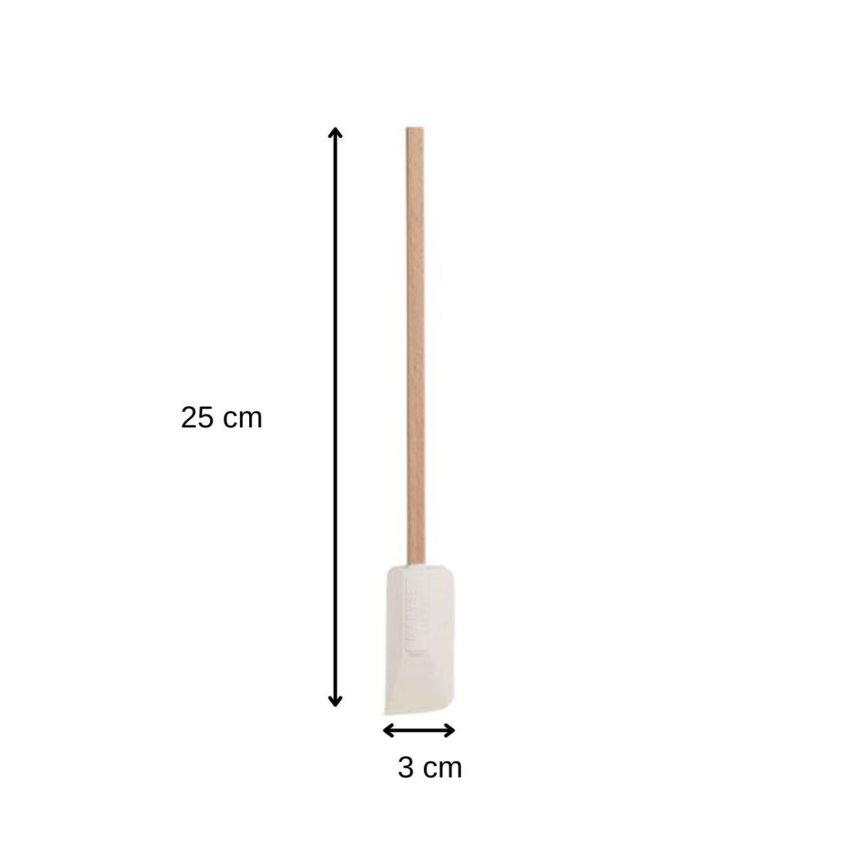 Ensemble de 2 Maryses de pâtisserie et de cuisine 25 cm manche en bois Fackelmann - Mathon - 3