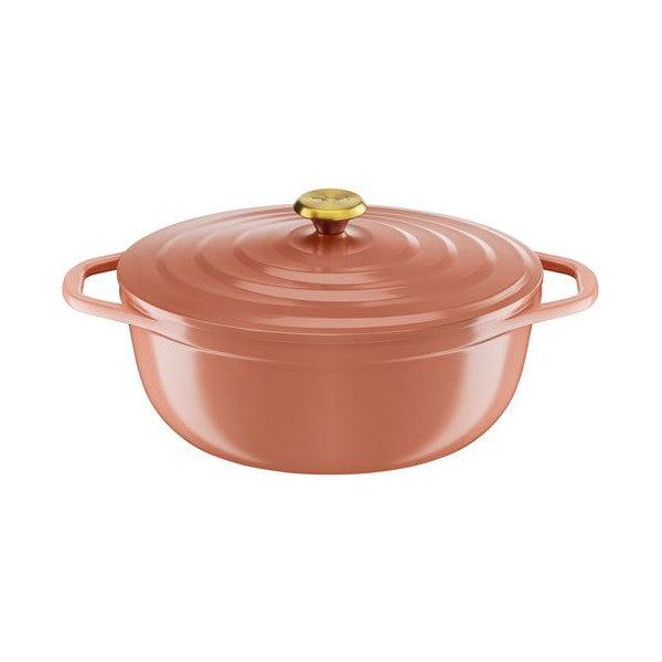 Cocotte En Fonte Ovale Tefal Air Soft Light Co30 30 Cm Terracotta Tefal - Mathon
