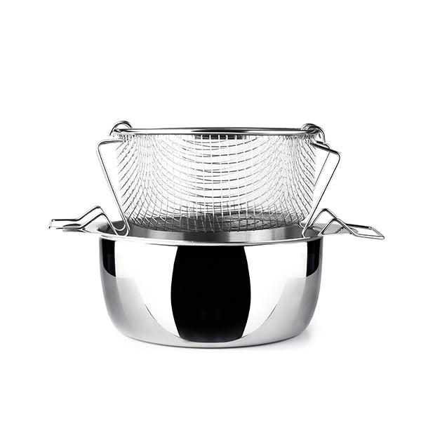 Friteuse avec panier et couvercle 20 cm Ibili - Mathon - 2