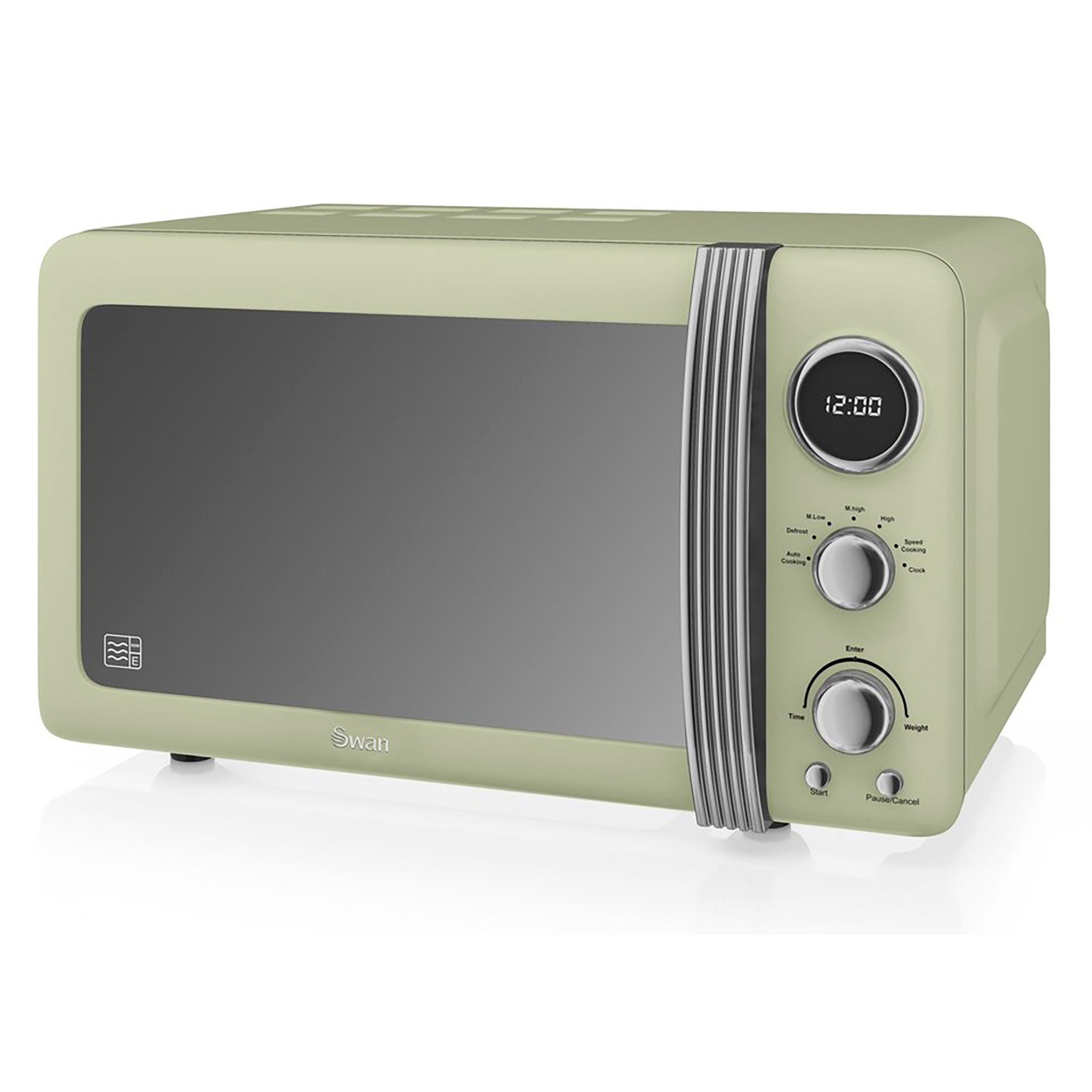 Retro Set Petit-Déjeuner Bouilloire 1,8L Grille-Pain 2 Tranches Micro-ondes 20L 850 Vert STRP2070GNEU - Mathon - 5