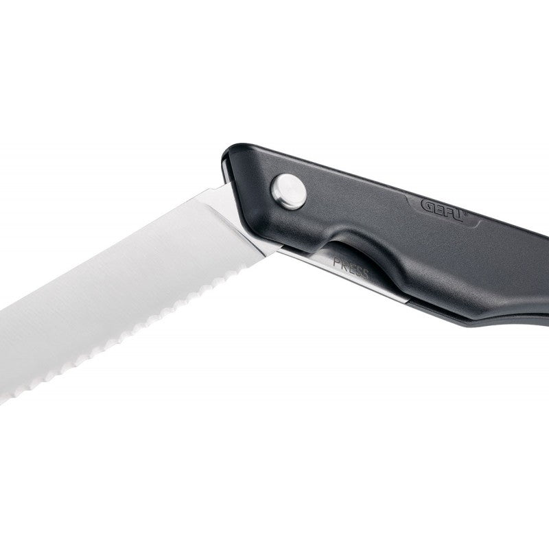 Couteau universel pliant Move en inox et plastique noir Gefu - Mathon - 4