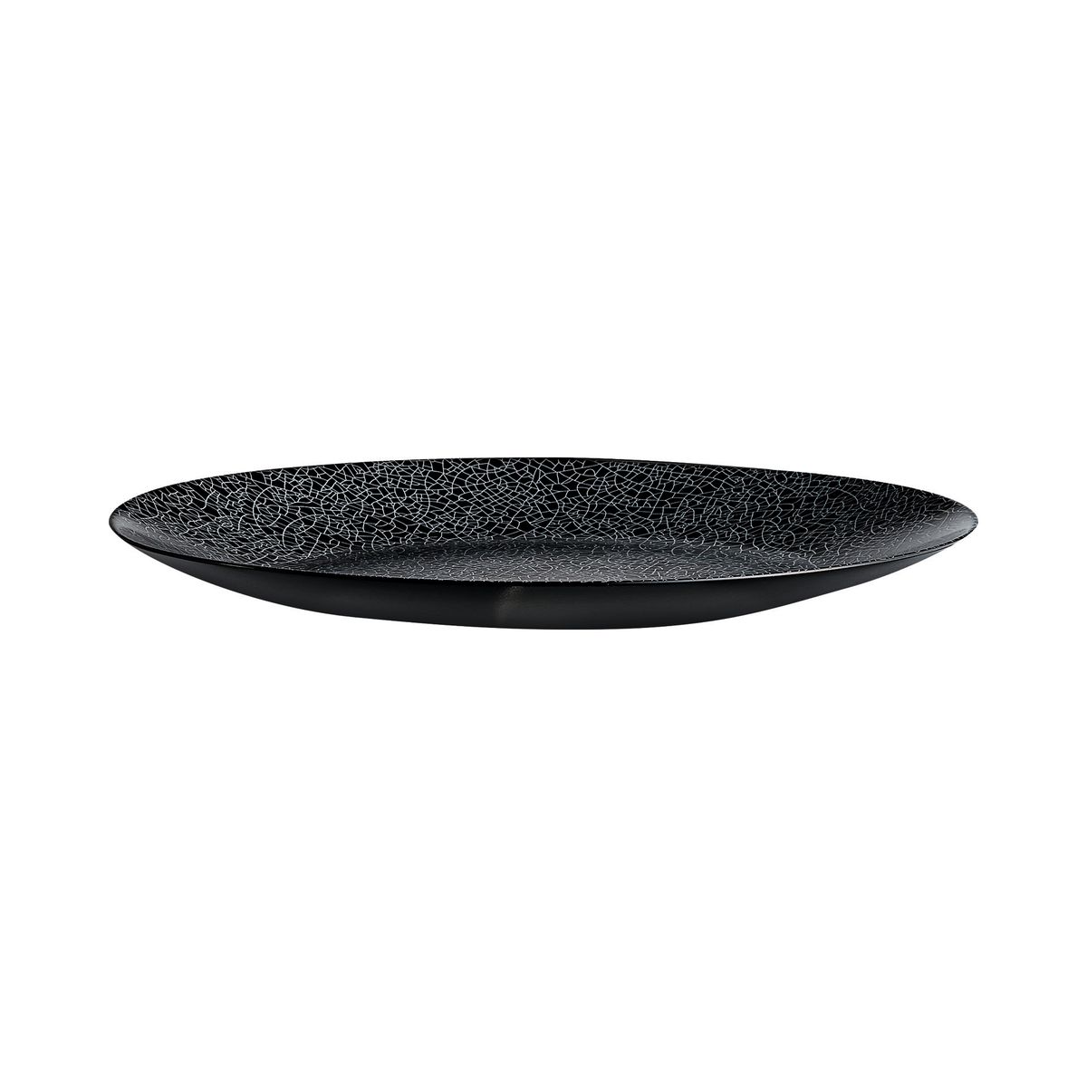 Assiette plate noire 25 cm Zoe Luminarc - Mathon - 2