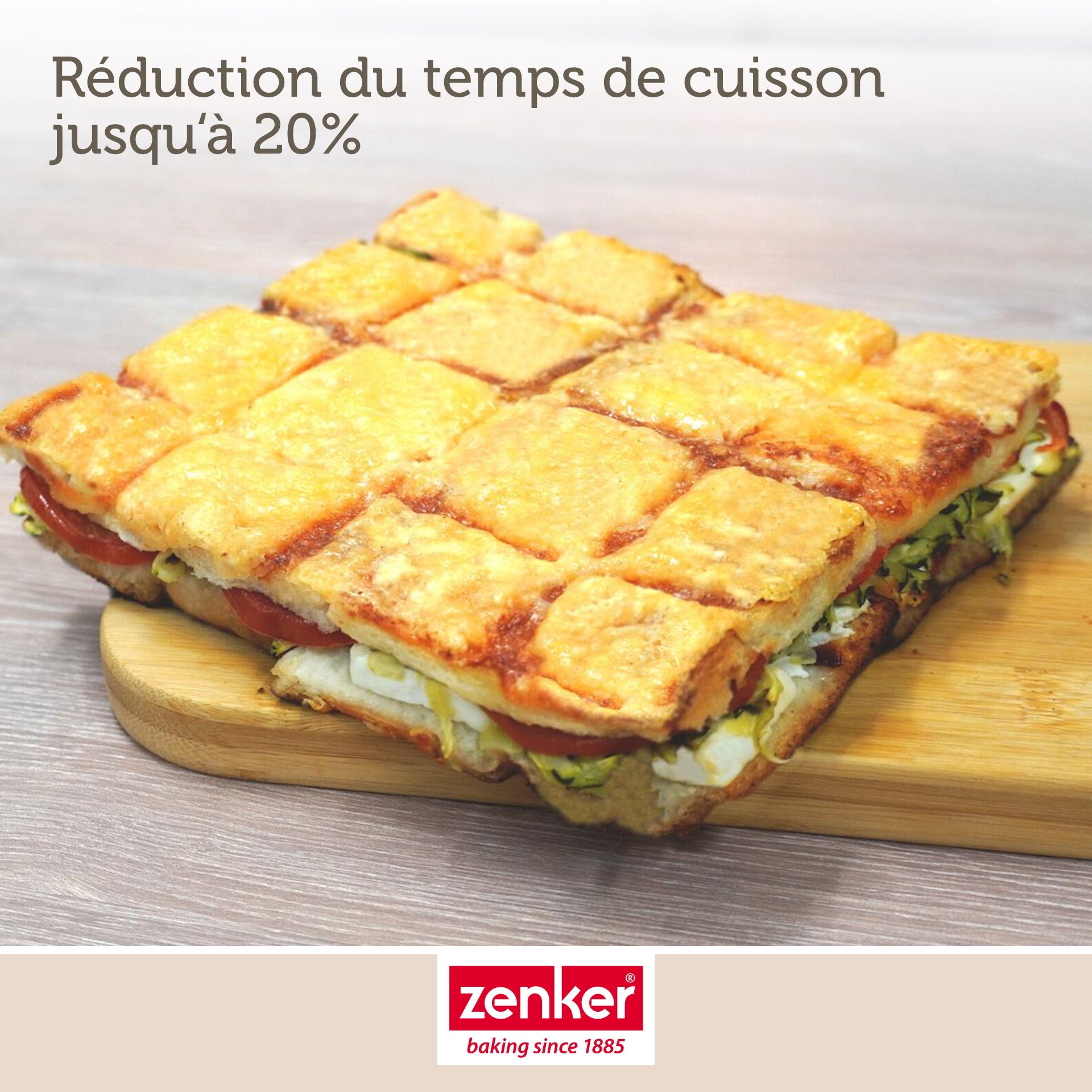 Moule à gâteaux en forme de tablette de chocolat 22 x 24 cm Zenker Silicone fibre de verre Zenker - Mathon - 5