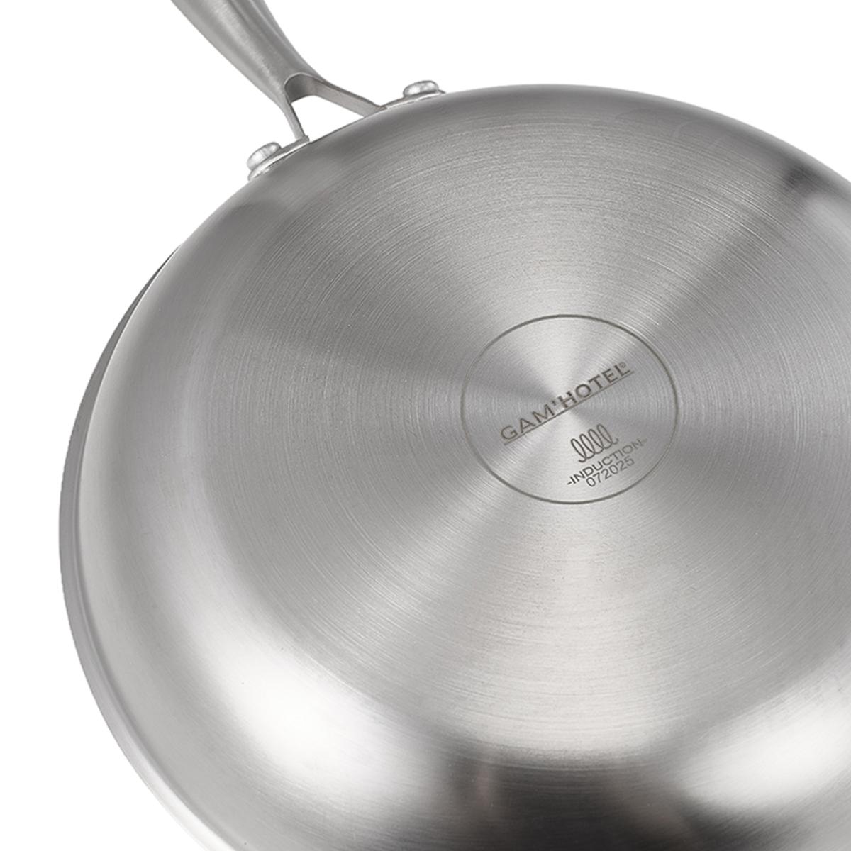 Set de 2 poêles 24/28cm triplex - "BlackSteel" Gam Hotel - Mathon - 4