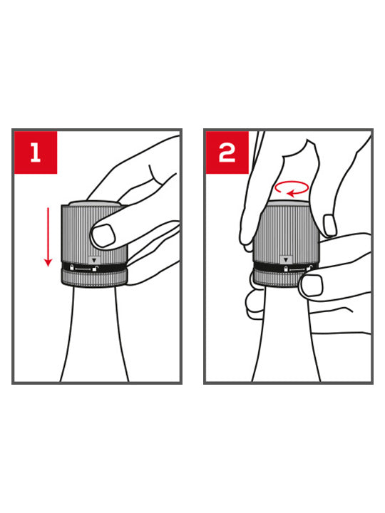 Line Bouchon pour vins effervescents, aluminium, 5,5 cm Peugeot - Mathon - 3