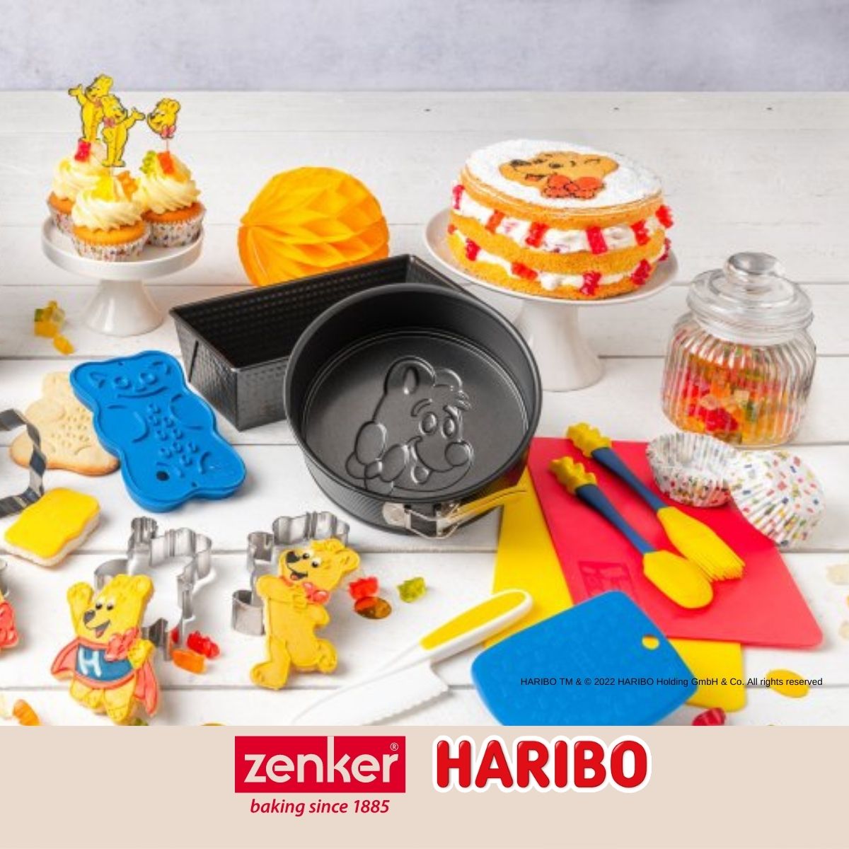 Spatule de cuisine et de pâtisserie en silicone 18 cm Zenker Haribo Zenker - Mathon - 9
