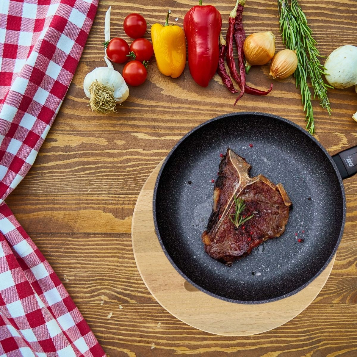 Dessous de plat rond en bois 18 cm  Wood Edition Fackelmann - Mathon - 2