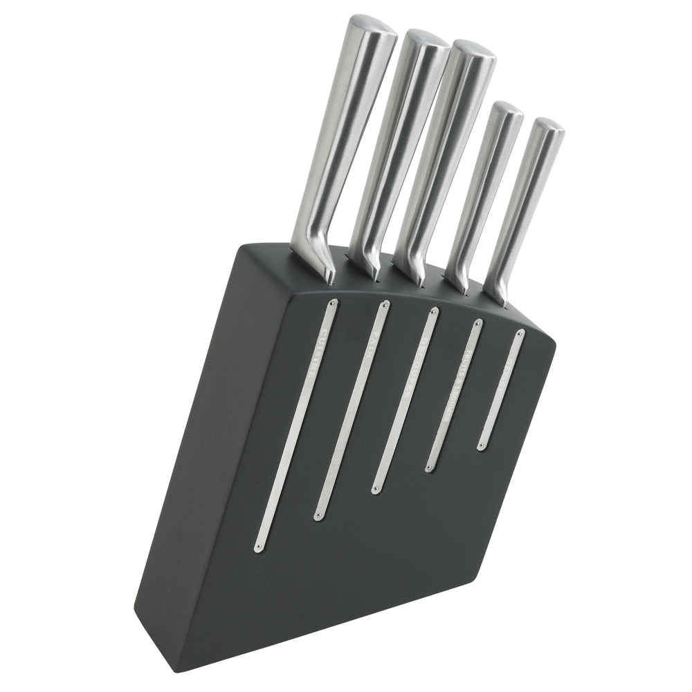 Bloc de 5 couteaux Kimono noir Jean Dubost - Mathon - 1