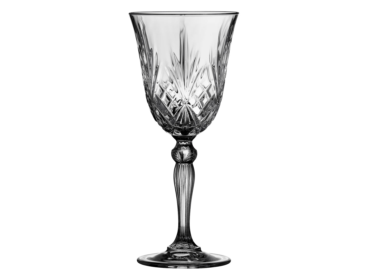 Set de 4 verres à vin rouge MELODIA 27cl Transparent Lyngby Glas - Mathon - 2