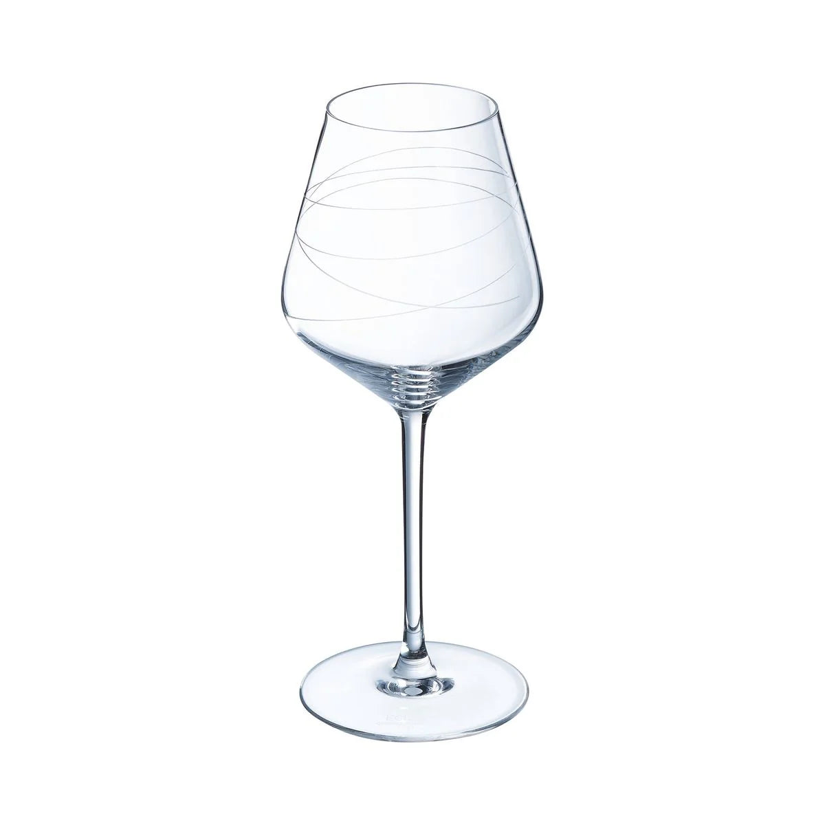 6 verres à pied 47cl Abstraction - Cristal d