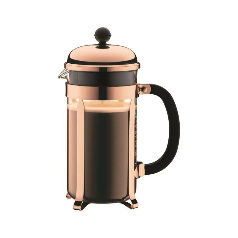 Bodum Chambord Set Cafetiere A Piston - 8 Tasses - 1l -marron - Avec 2 Verres Double Paroi Pavina 0,35l Bodum - Mathon - 3