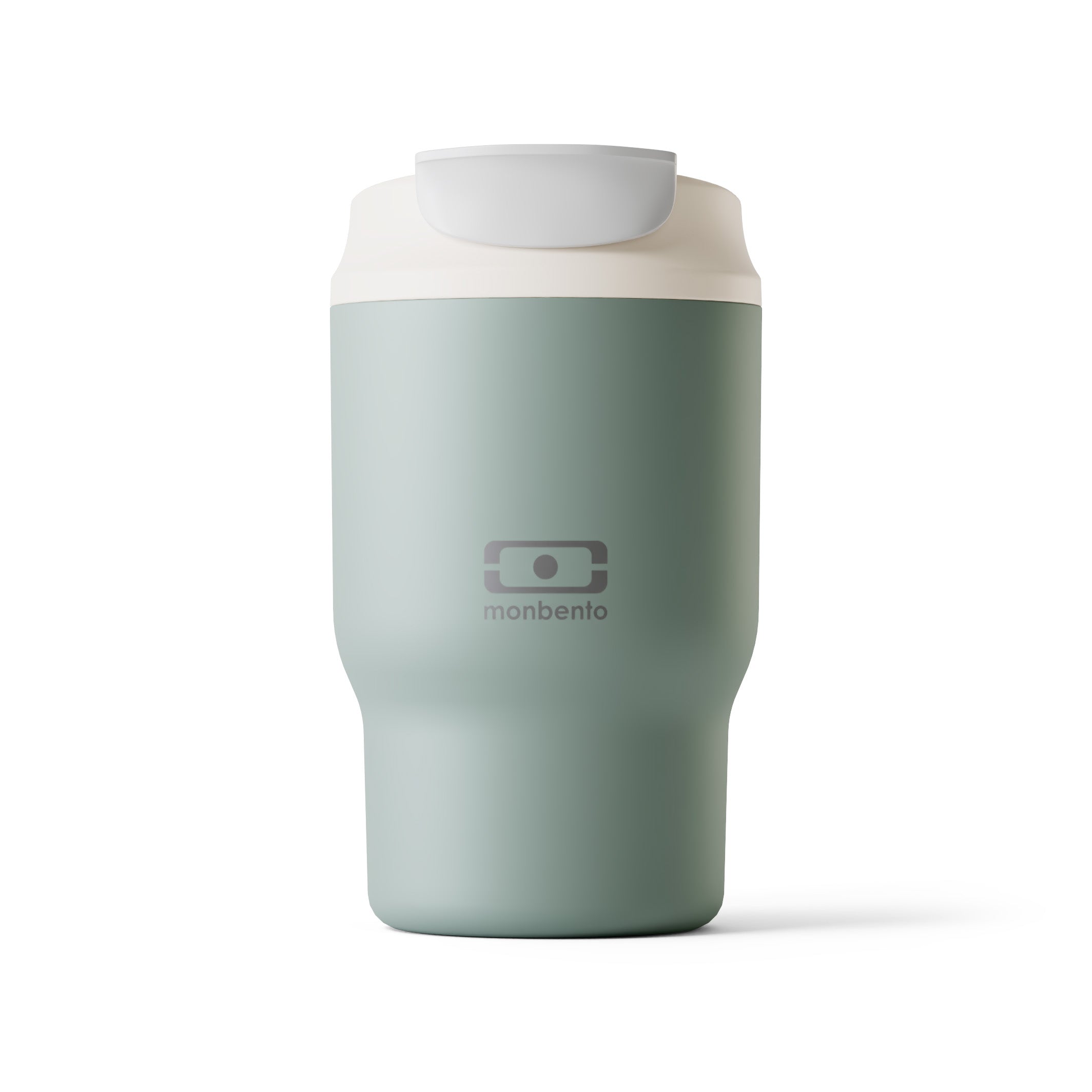 Mug isotherme avec paille Travel Mug S 360ml vert Natural Monbento - Mathon - 2