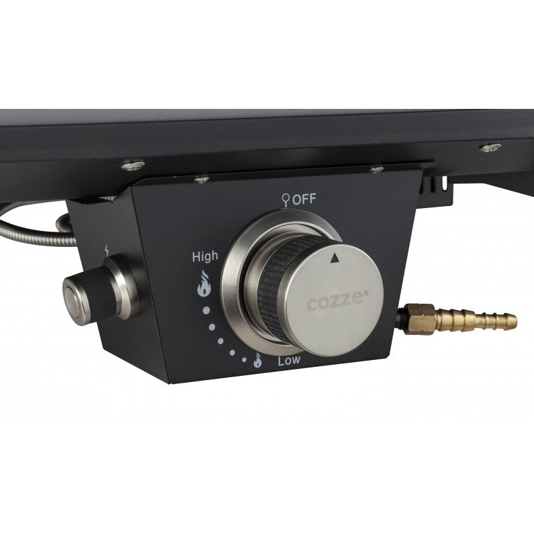 Four à pizza à gaz 13" avec thermomètre jusqu