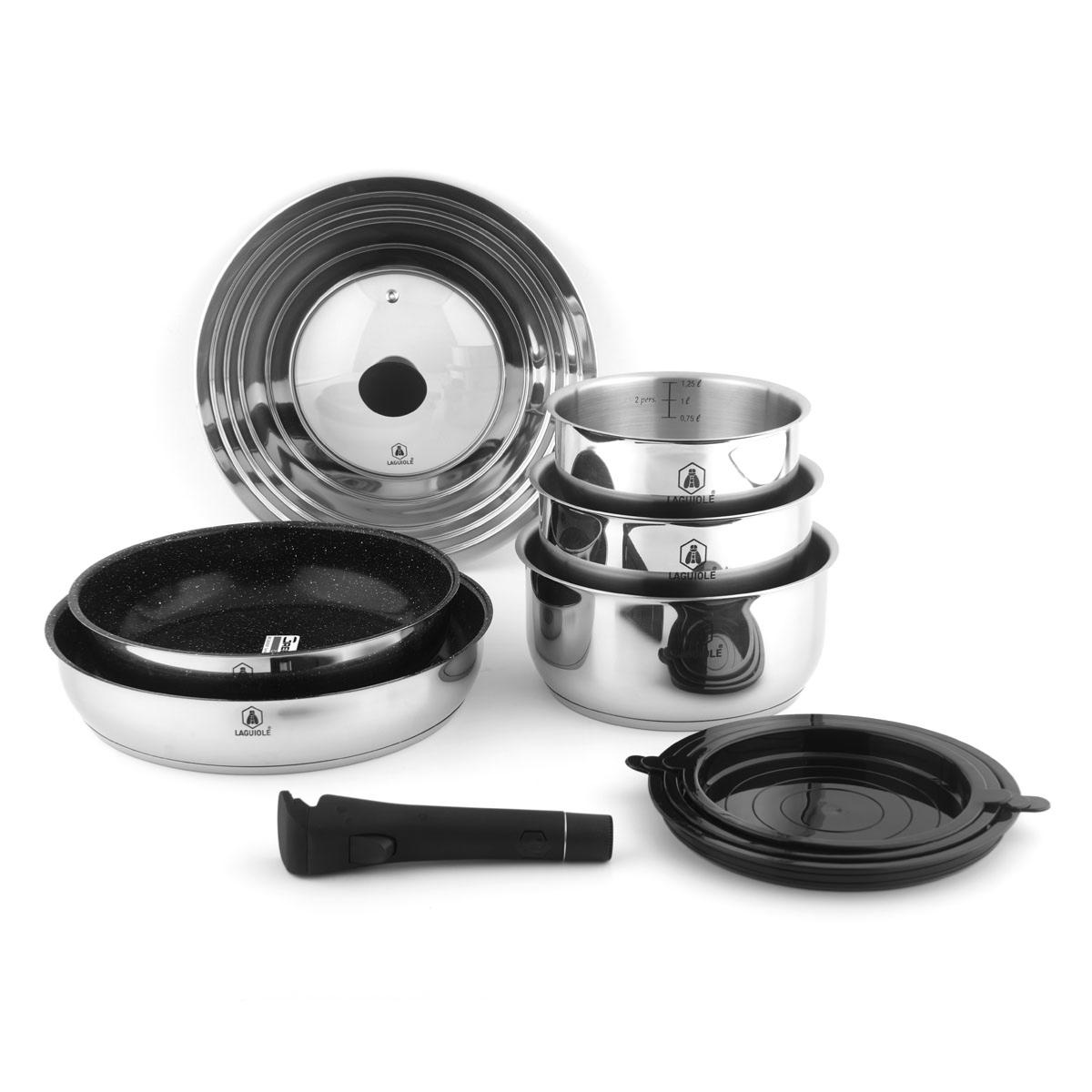 Set de 10 pièces amovible antiadhésif - "Réactif" Laguiole Cuisson - Mathon - 1