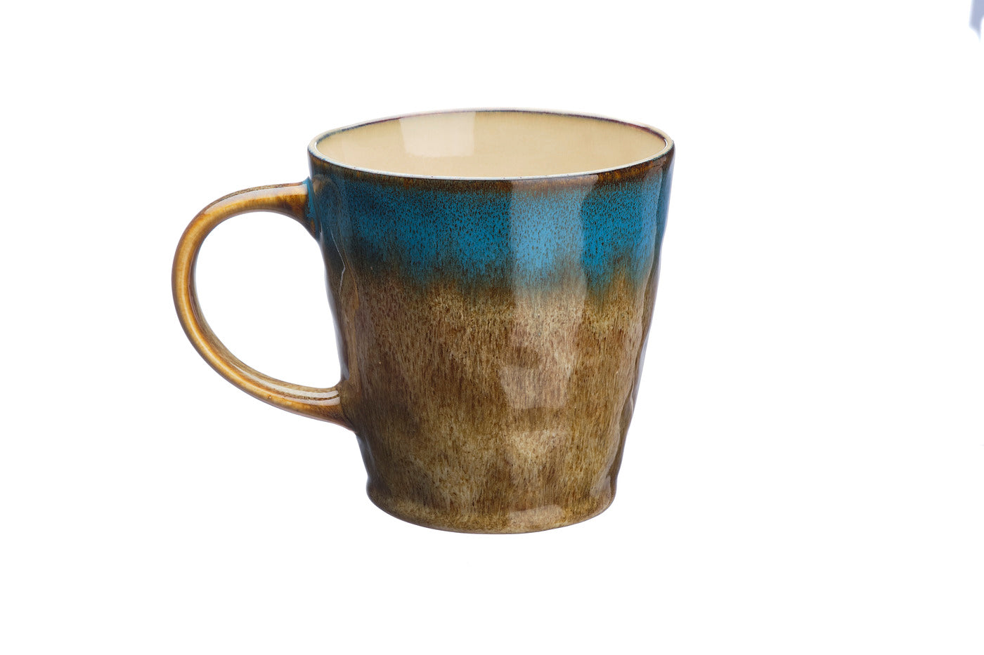 Lot de 6 mugs en grès marron 40cl Björn - Mathon - 4