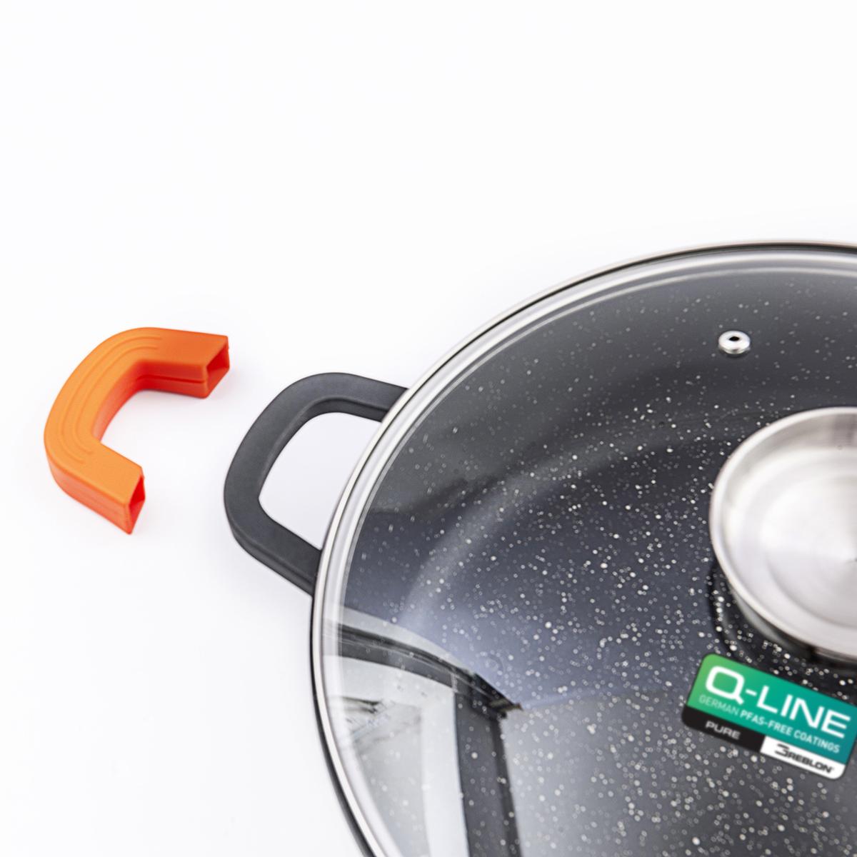 Sautoir noir 32cm revêtement céramique - "RobuCook" Laguiole Cuisson - Mathon - 4