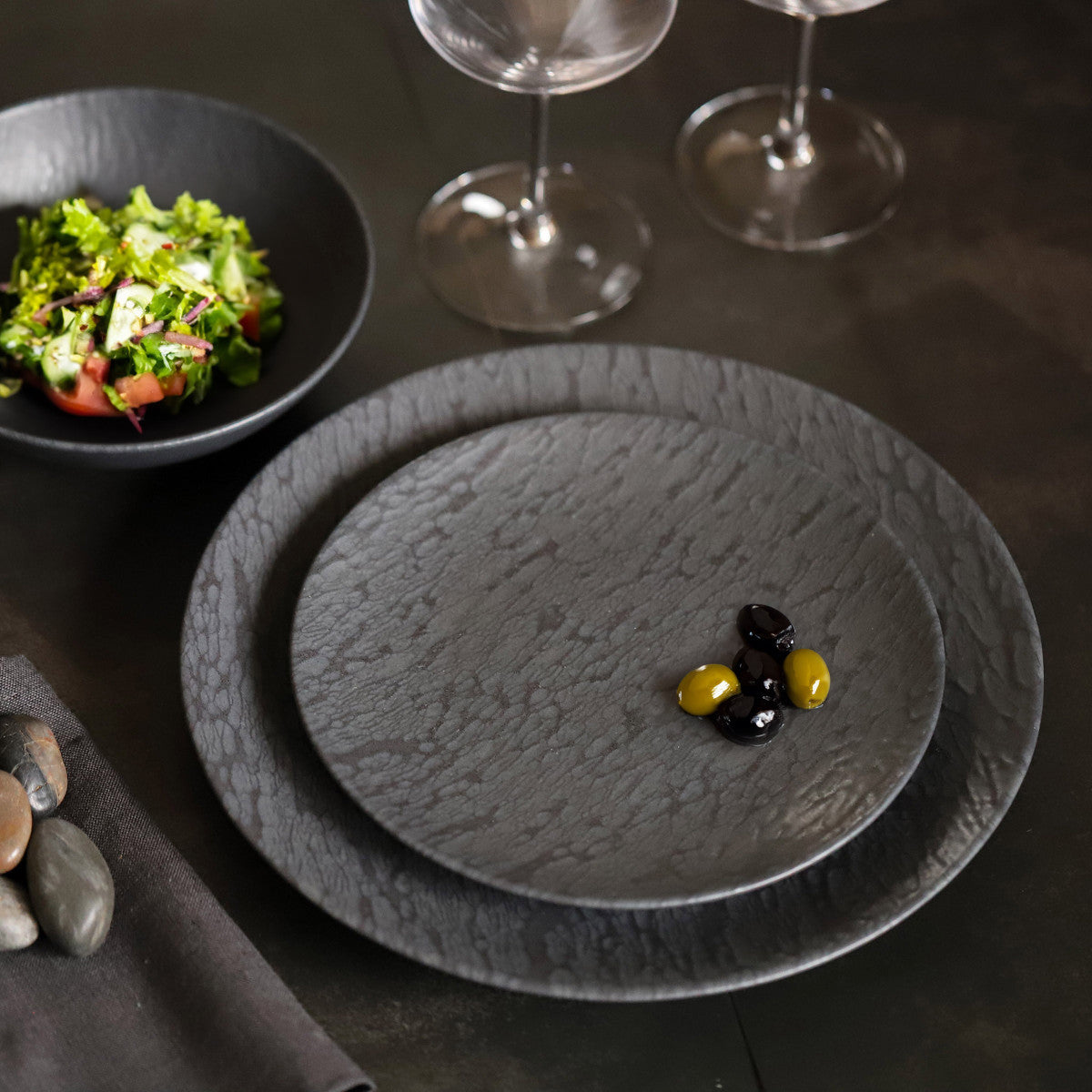 Mica  - 6 assiettes salade & pâtes Médard de Noblat - Mathon - 4