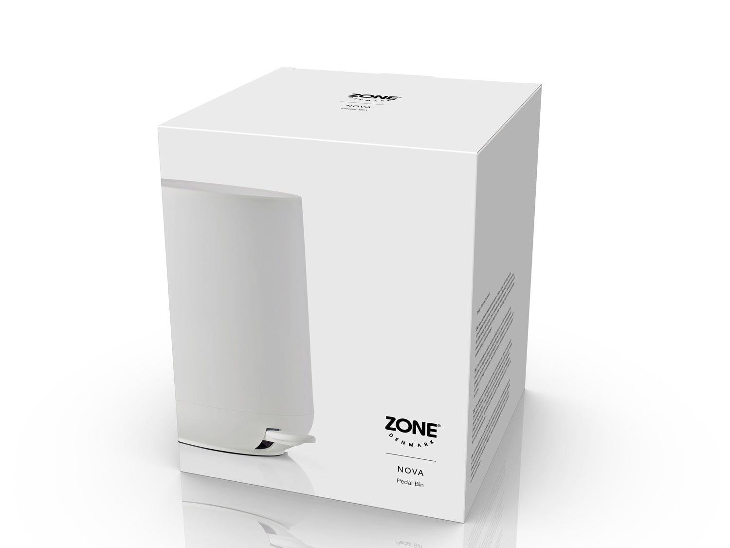 Poubelle à pédale NOVA en abs Blanc Zone Denmark - Mathon - 3