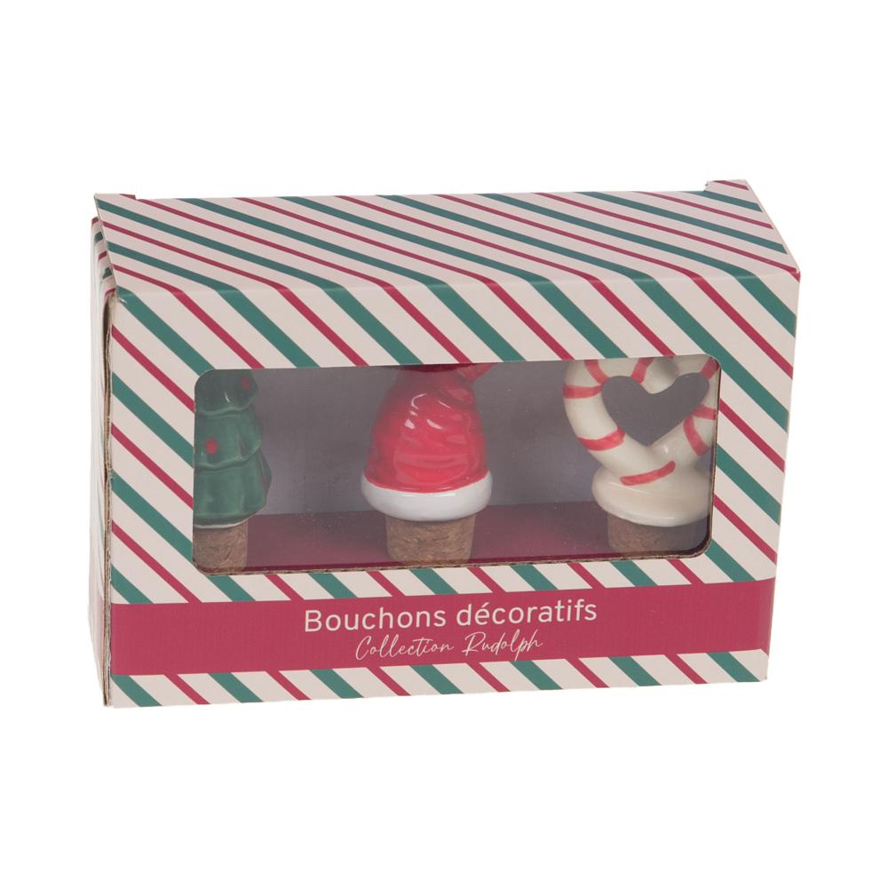 Coffret 3 bouchons Noël Amadeus - Mathon - 2