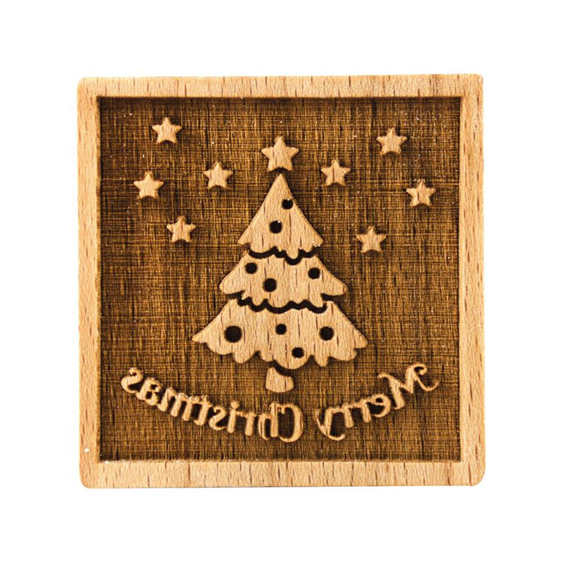 Tampon Deco Carré Merry Christmas Patisse - 13275 Patisse - Mathon - 2