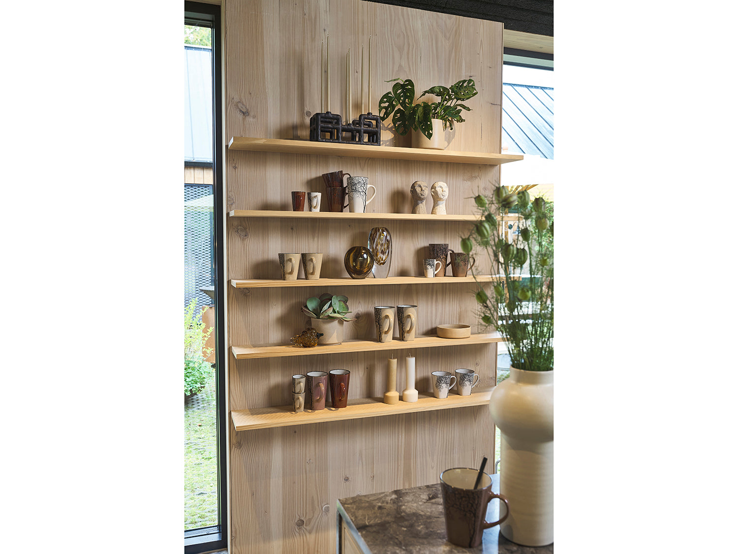 Set de 4 tassed espresso HELA en grès Ambre Villa Collection - Mathon - 3