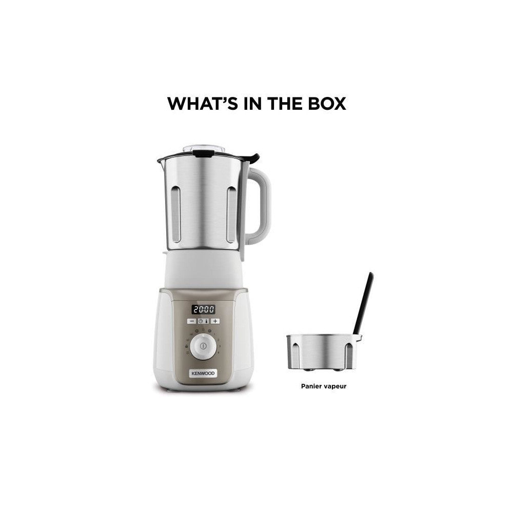Blender Chauffant   Soupeasy+ Cbl30.000cp Blanc Et Champagne Kenwood - Mathon - 1
