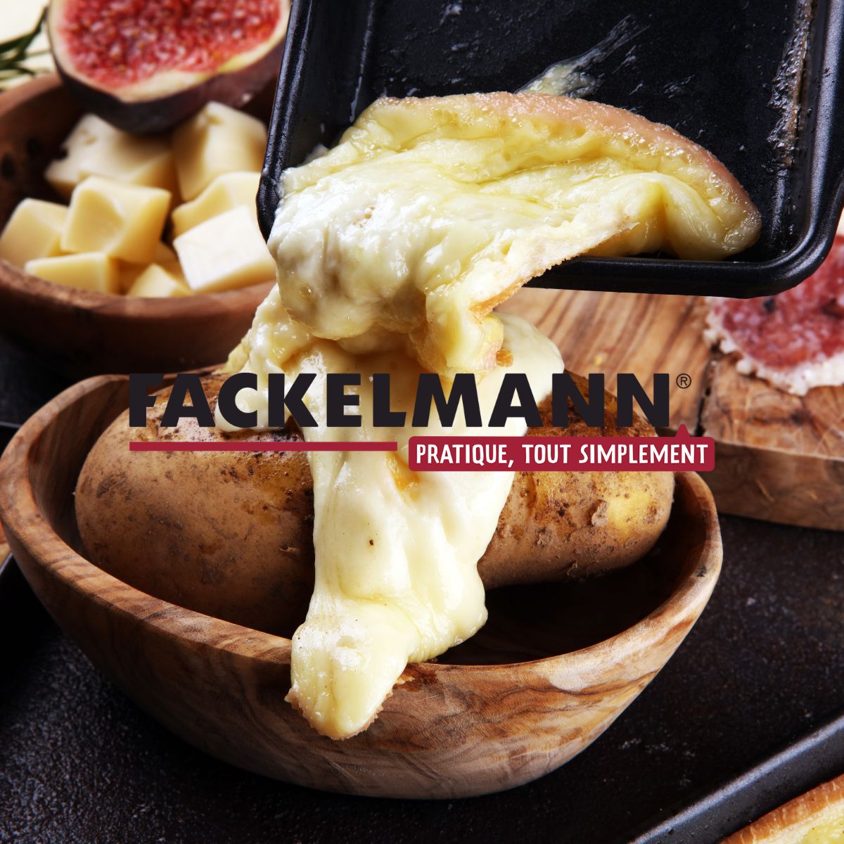 Lot de 6 spatules à raclette en bois 13 cm  Wood Edition Fackelmann - Mathon - 7