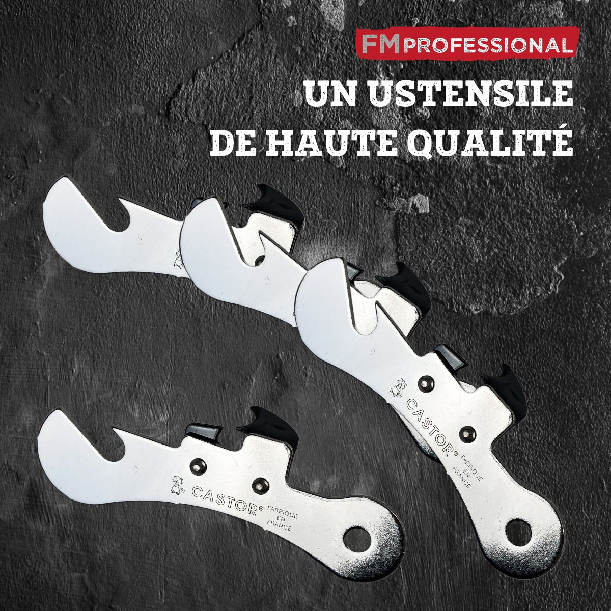 Lot de 4 ouvre-boites FM Professional - Mathon - 7