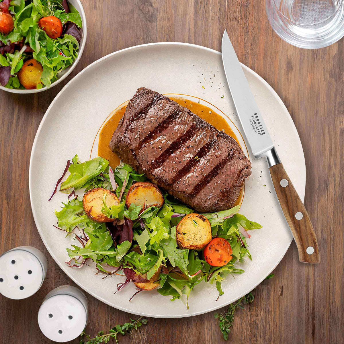 Ryokan - Coffret palette 4 couteaux steak Sabatier Trompette - Mathon - 3