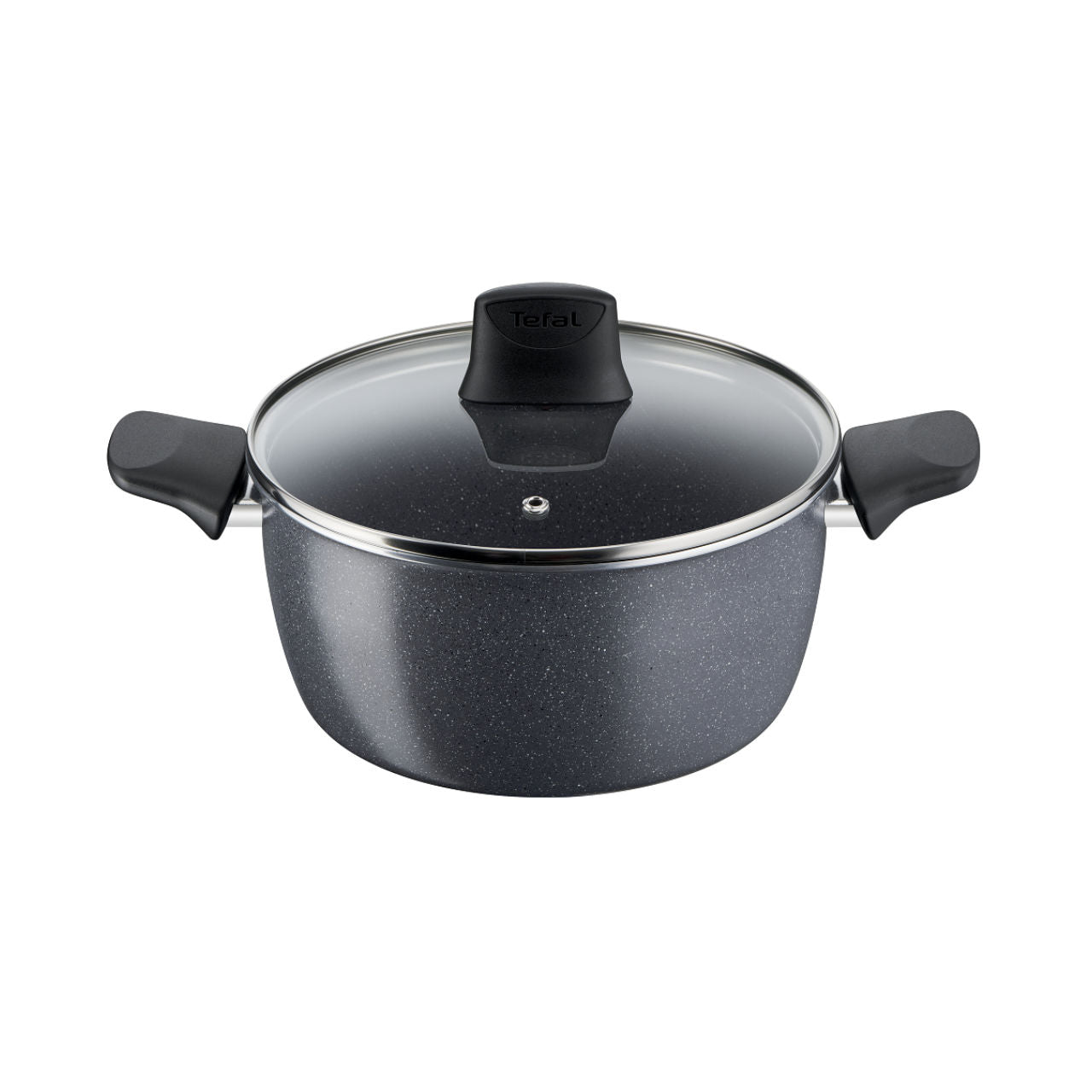 Faitout avec couvercle 22cm Hard Stone Tefal - Mathon - 1