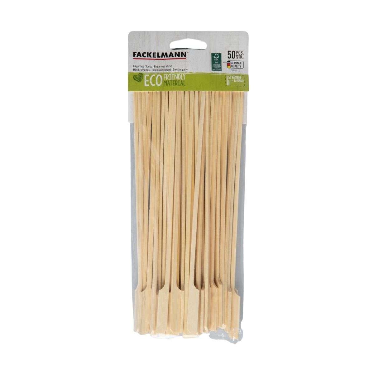 Lot de 50 pics à brochettes en bois 25 cm  Basic Fackelmann - Mathon - 3