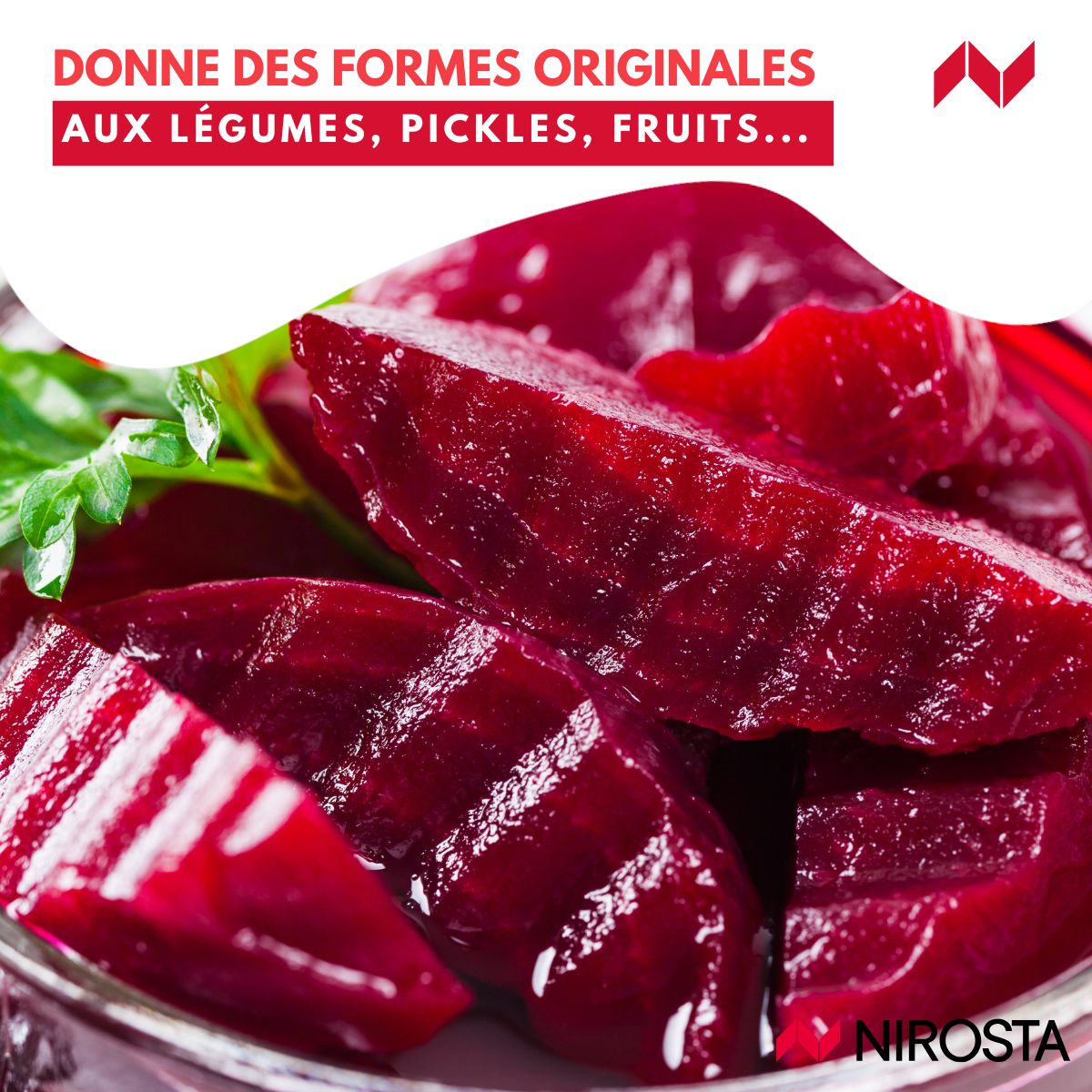 Couteau à lame ondulée pour frites, légumes et fruits Nirosta - Mathon - 5