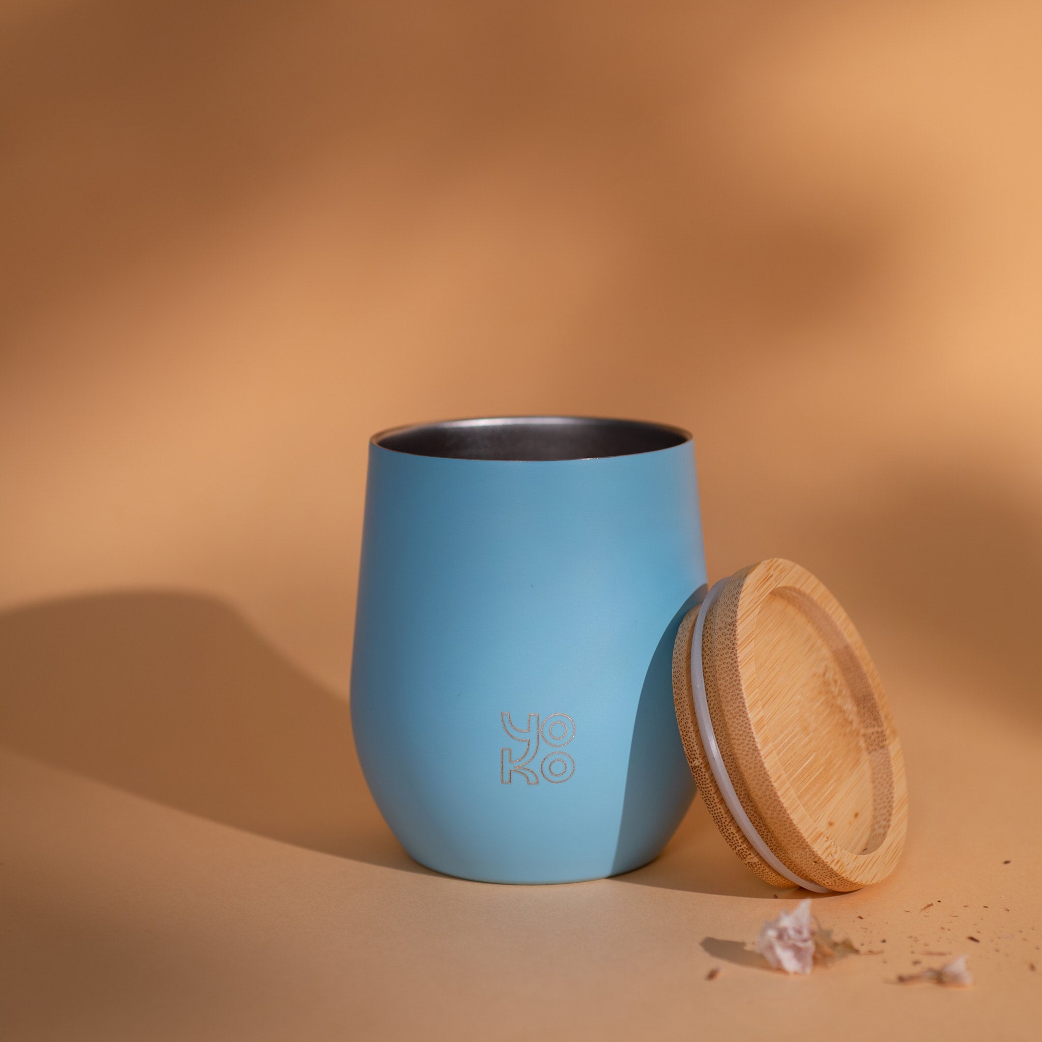 Mug isotherme 250ml - Pastels- Bleu ciel Yoko® Design - Mathon - 2