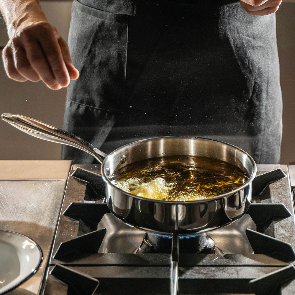 Sauteuse avec couvercle Triply Natural 28 cm Ibili - Mathon - 3