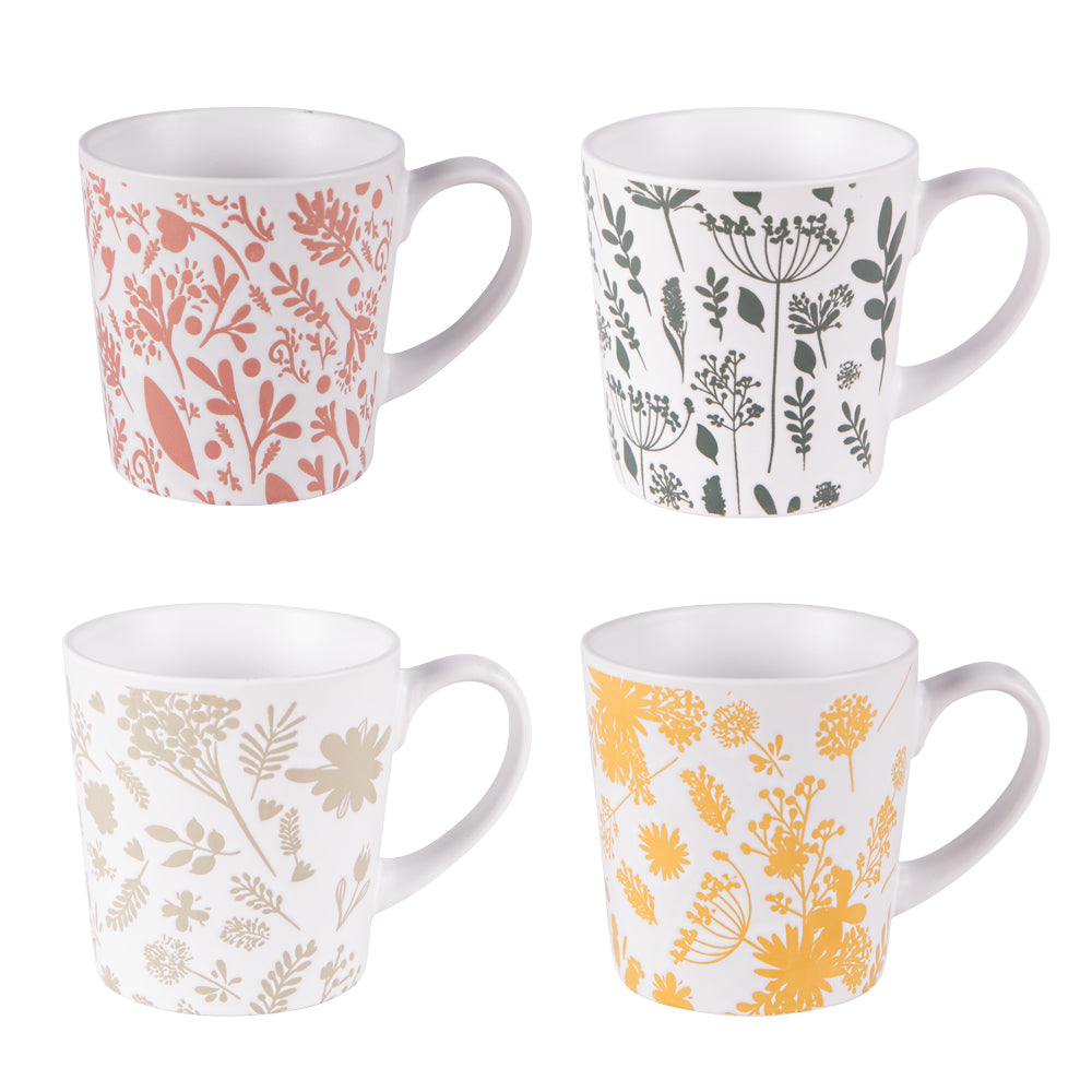 Coffret de 4 mugs Galehia 34 cl Table passion - Mathon - 1