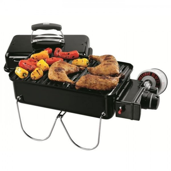 Barbecue A Gaz - Weber - Go-anywhere - Cuve Et Couvercle En Acier émai Weber - Mathon - 2